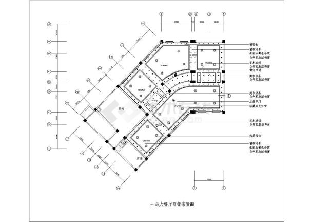 某宾馆CAD构造完整详细设计施工图-图一