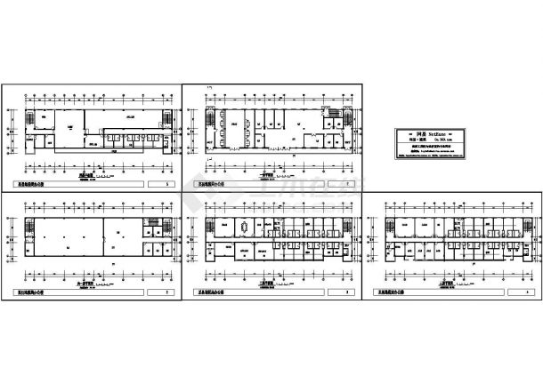 小型办公楼建筑图纸-图一