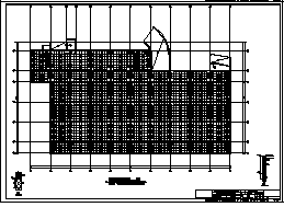 车库设计_某地下单层框架结构学校车库结构施工cad图纸-图一