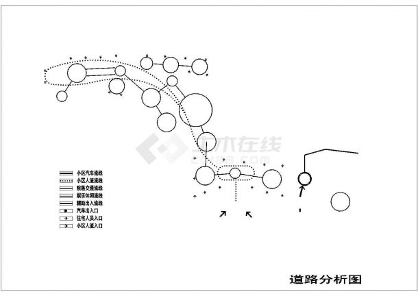 全兴苑景观规划及景观分析图纸-图一