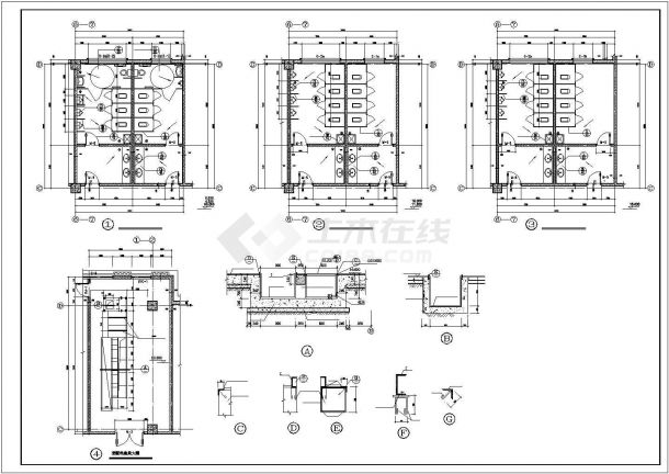 6层欧式医院综合楼建筑设计CAD施工图-图二