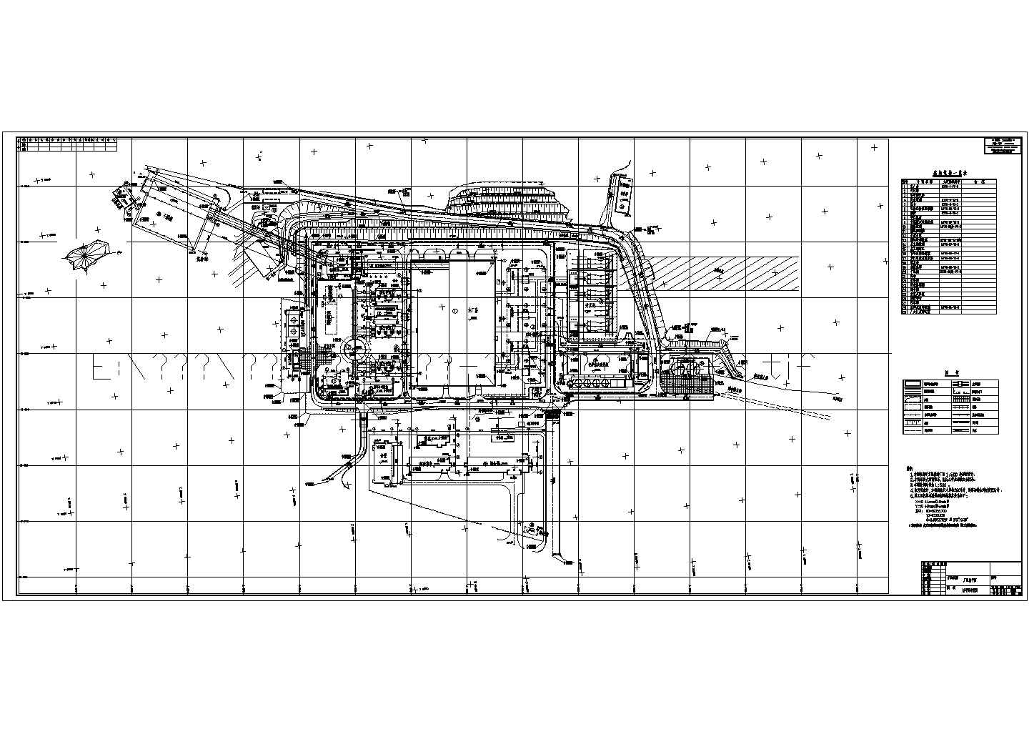 热电综合电厂总平面图