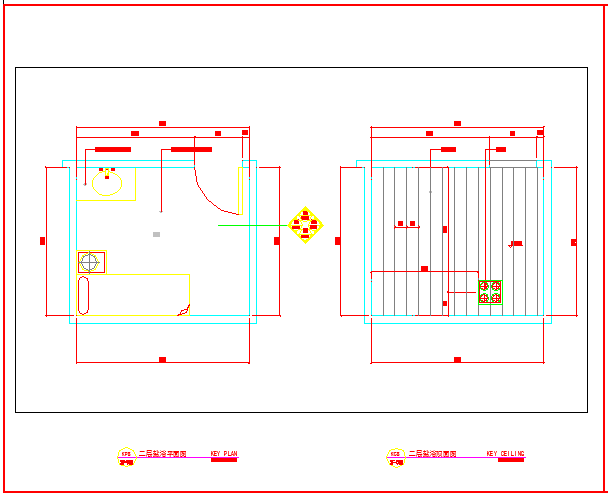 某浴场施工图盐浴CAD施工节点完整设计图