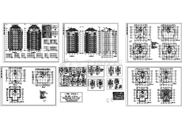 某住宅楼建筑设计图纸-图一