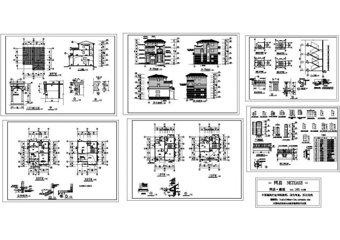 别墅建筑设计图纸_图1