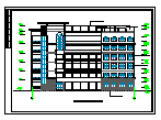 某中学高中教学楼建筑cad施工设计图纸-图二