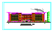 某中学教学楼建筑cad设计施工全图