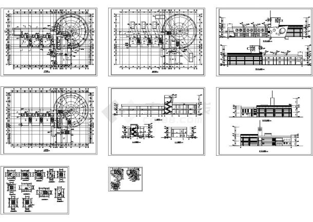 鸡冠石幼儿园建筑施工图设计图-图二