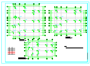 某地区经典别墅详细结构整套CAD设计图纸-图一