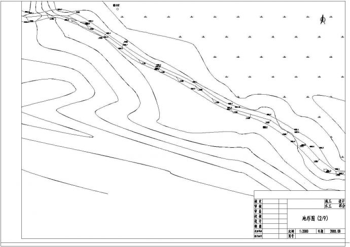 江西省南昌市某乡村内灌溉渠道全套布置CAD图纸_图1