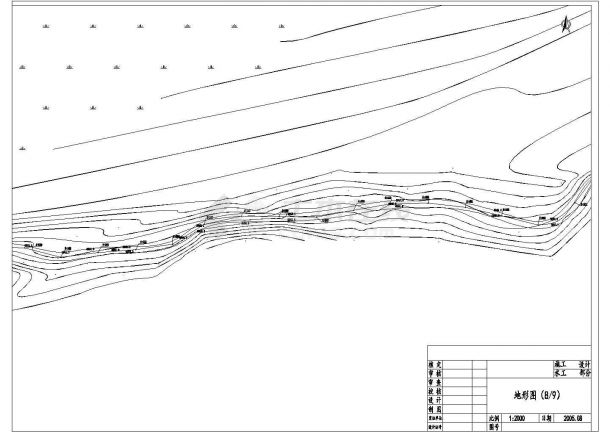 江西省南昌市某乡村内灌溉渠道全套布置CAD图纸-图二