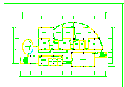 两层幼儿园建筑设计施工CAD图-图二