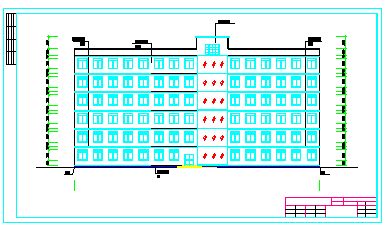 某学校全套教学楼结构规划cad设计图纸_图1