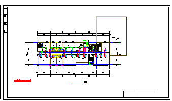 某办公大楼暖通空调施工cad设计图纸-图二