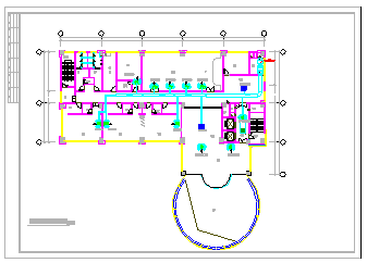 某办公大楼中央空调系统cad设计施工图纸_图1