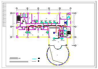 某办公大楼中央空调系统cad设计施工图纸-图二