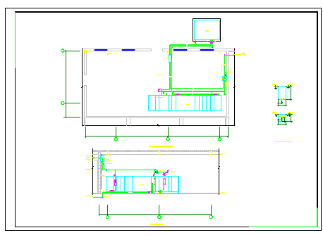 某办公楼及厂房风机盘管设计CAD施工图纸