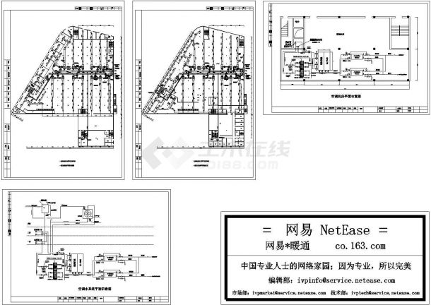 超市空调平面系统图-图一