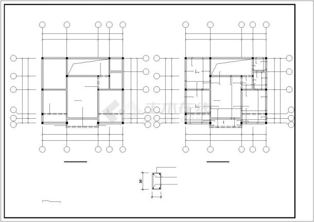 某地区二层砖混结构别墅建筑结构设计CAD施工图（有效果图）(设计说明）-图二