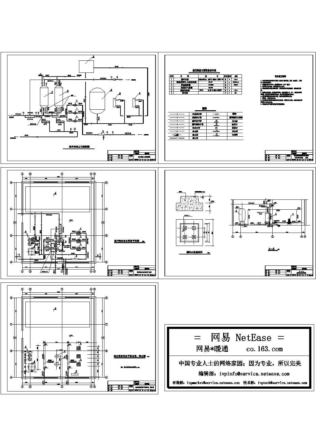 换热站平面及工艺流程