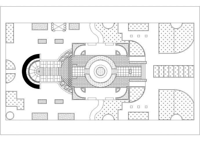 某广场CAD节点剖面构造图纸_图1