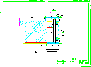 背栓式石材标准cad详细设计施工图纸_图1