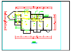 大户型住宅室内装修设计cad方案施工图-图二
