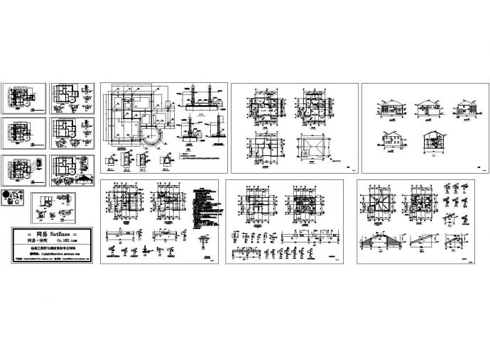 别墅建筑结构图纸_图1