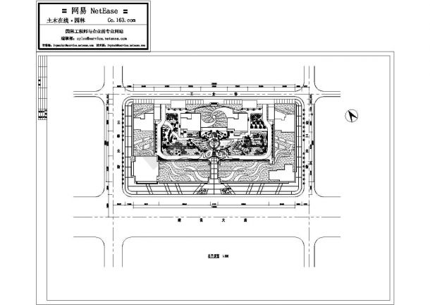 某小区园林总体规划图-图一