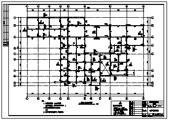 办公楼设计_某四层框架结构坚基办公楼结构施工cad图，含效果图-图一