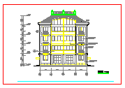 某5层私宅建筑CAD设计施工图纸_图1