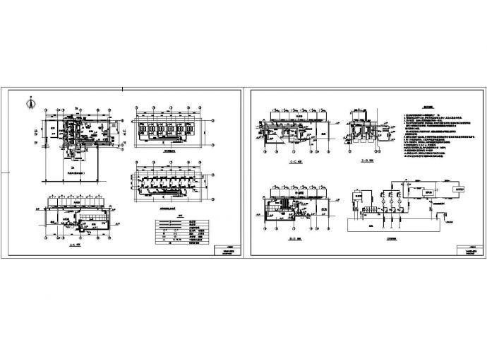冷却循环水泵房平面设计整体图_图1