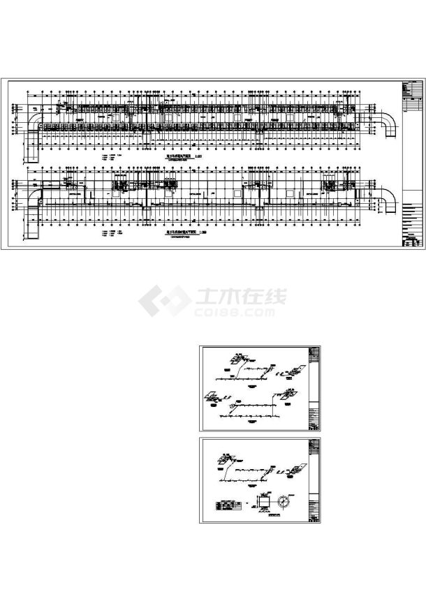 昆山某地下人防工程cad图纸-图一