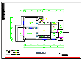 某住宅楼室内装修设计cad方案施工图-图二