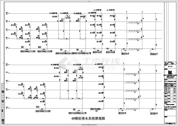 上海大学翔安校区主楼群详细建筑施工图-图一
