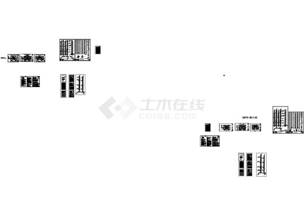 [天津]超高层住宅小区给排水施工图（30层）-图一