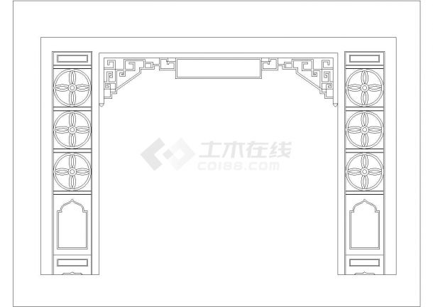 某工程CAD大样详细完整构造设计图纸-图一