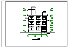 某高档别墅建筑结构全套cad设计图纸_图1
