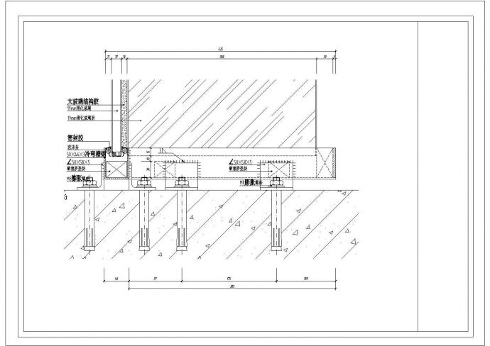 某吊挂节点图CAD平面构造设计图_图1