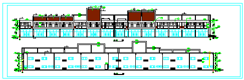 湖家园商业楼建筑CAD设计全套施工图纸-图一