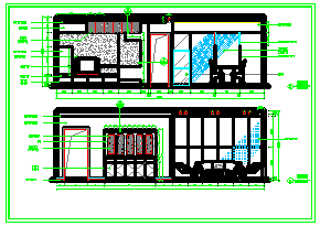 花园住宅楼样板间室内装饰cad设计图纸_图1