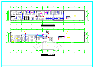 某集团公司办公大楼网络线路全套设计cad施工图纸-图二