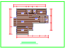 某住宅简约室内装修cad设计施工图带3D效果图_图1