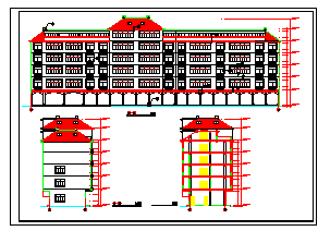 某地经典多层大户型住宅楼建筑设计cad施工图_图1