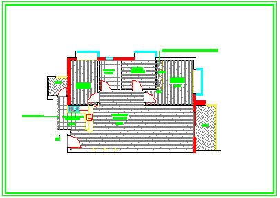某住宅户型室内家装全套cad设计施工图_图1