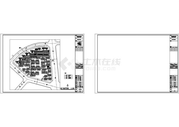 [山东]临沂北城新区新中式风格居住区建筑施工图设计-图二