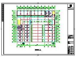 某框架结构五层教学楼建筑cad设计图纸