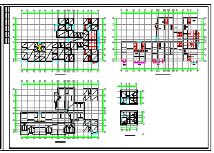 某框架结构混住宅cad设计建筑图纸