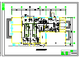 某冷冻机房建筑设计CAD施工图纸-图二