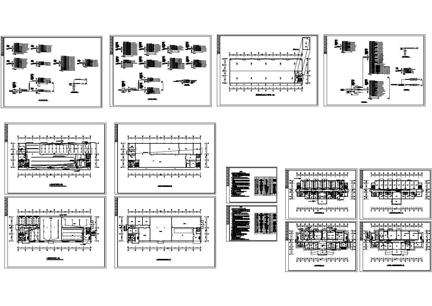 完整的某工厂电气CAD施工图